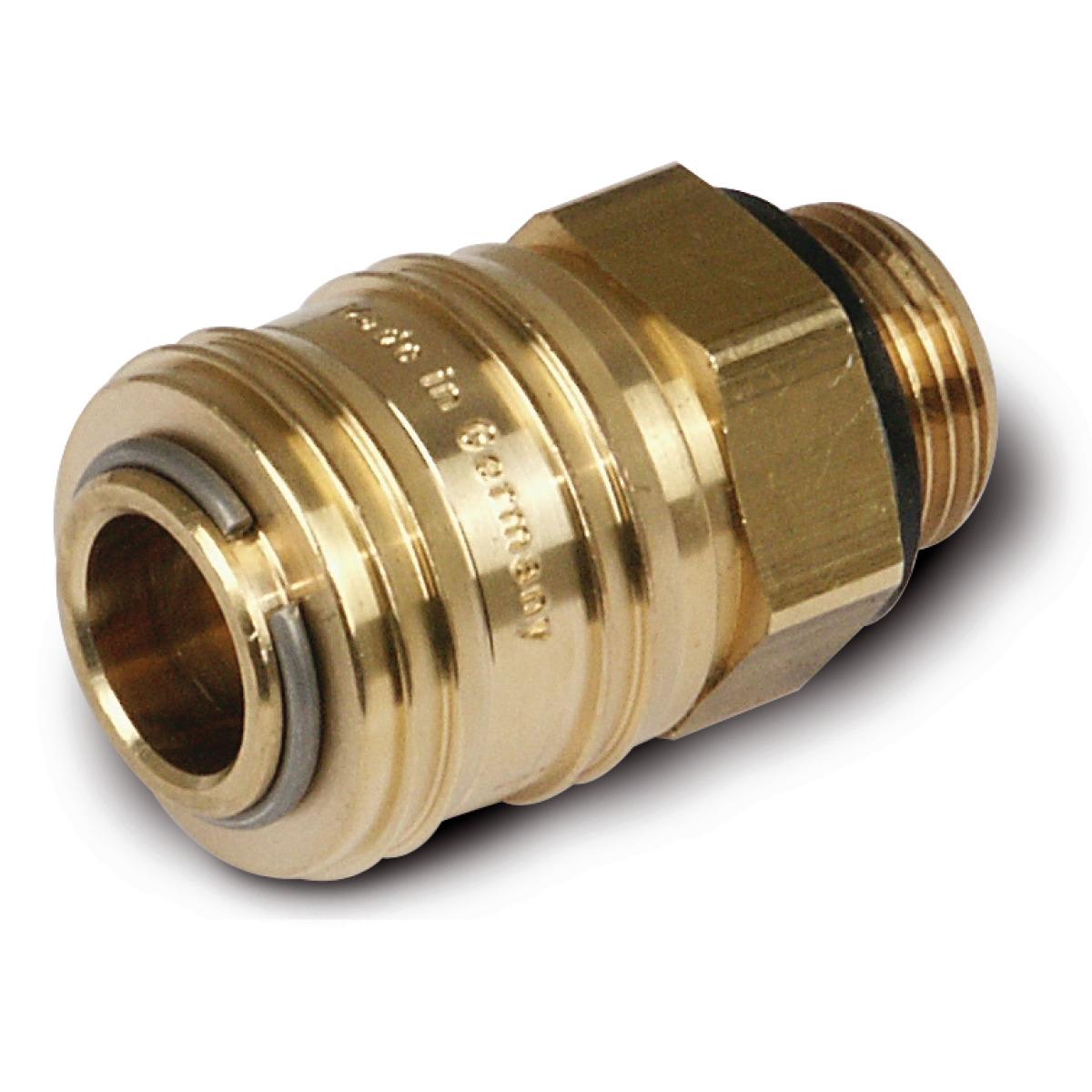 Aircraft Kupplung mit Außengewinde  3/8" AG / SB Aircraft Kupplung mit Außengewinde  3/8" AG / SB