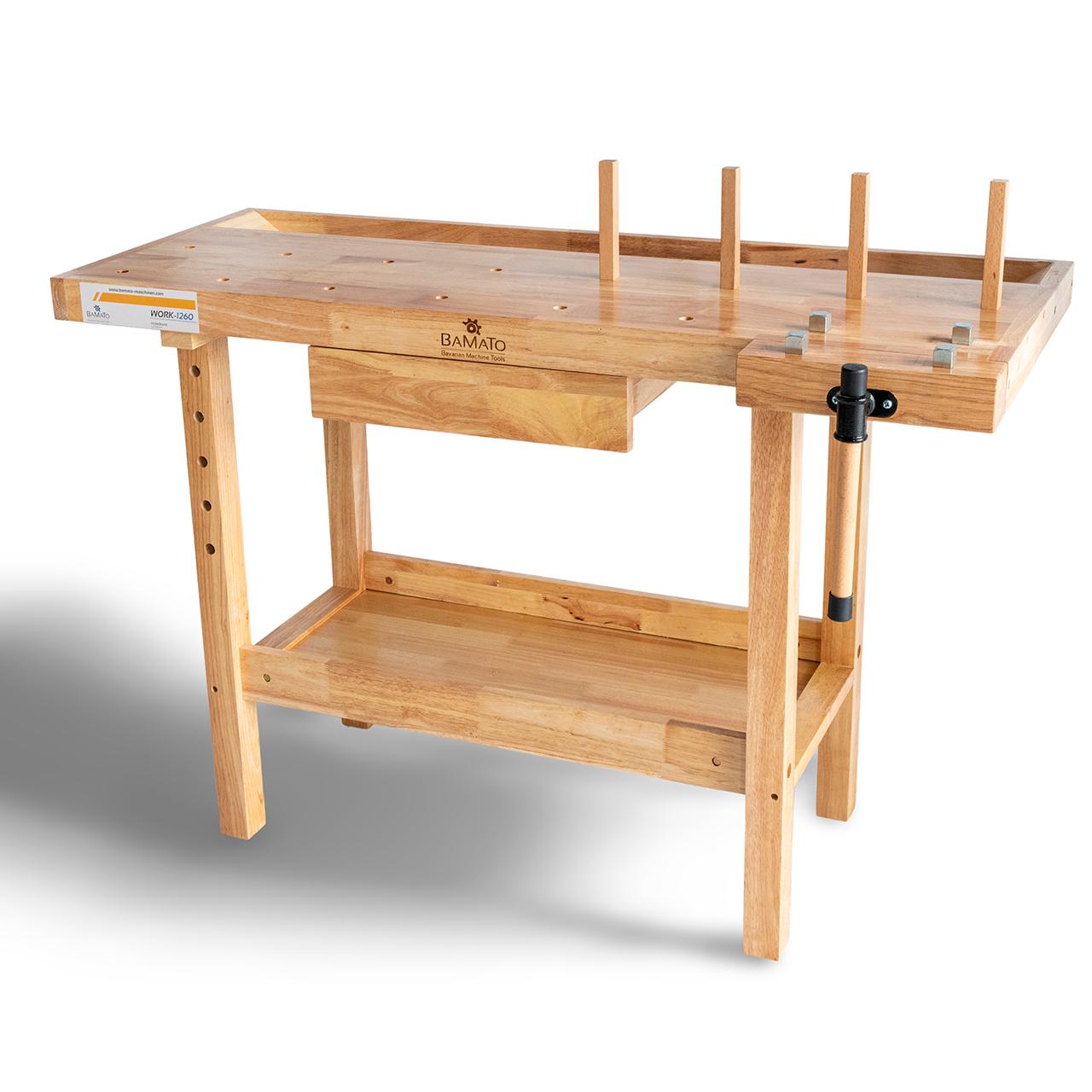 BAMATO Hobelbank WORK-1260 aus Massivholz BAMATO Hobelbank WORK-1260 aus Massivholz